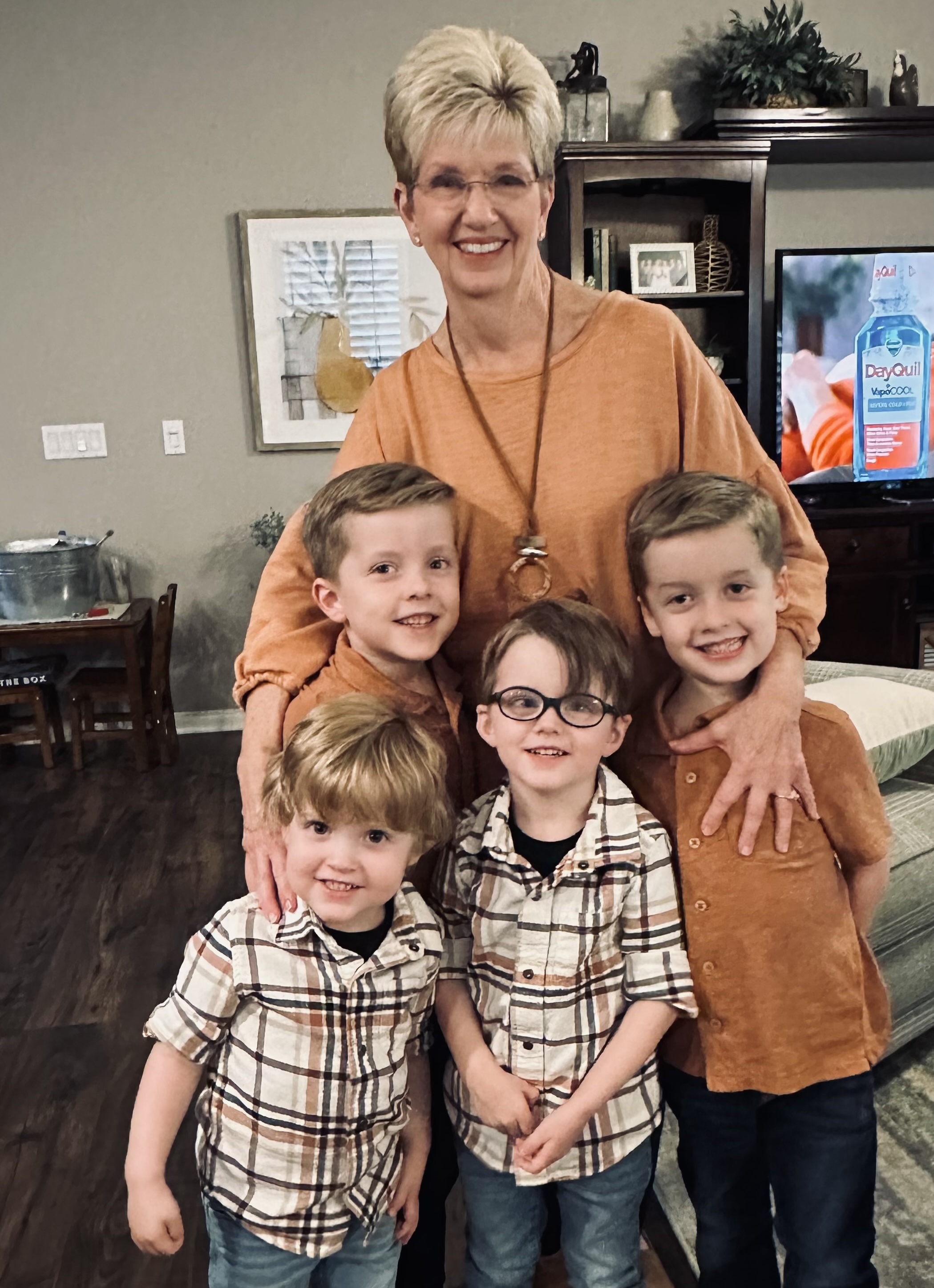 Bubbi with her grandsons, the sous-chefs behind Bubbi’s Bakes