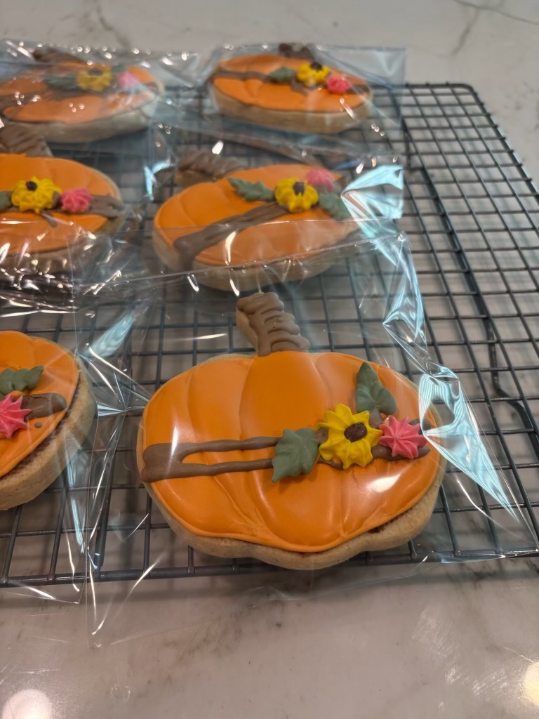 Decorated sugar cookies